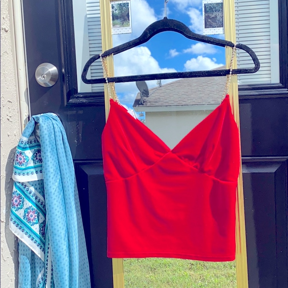 Dressy strap shirt